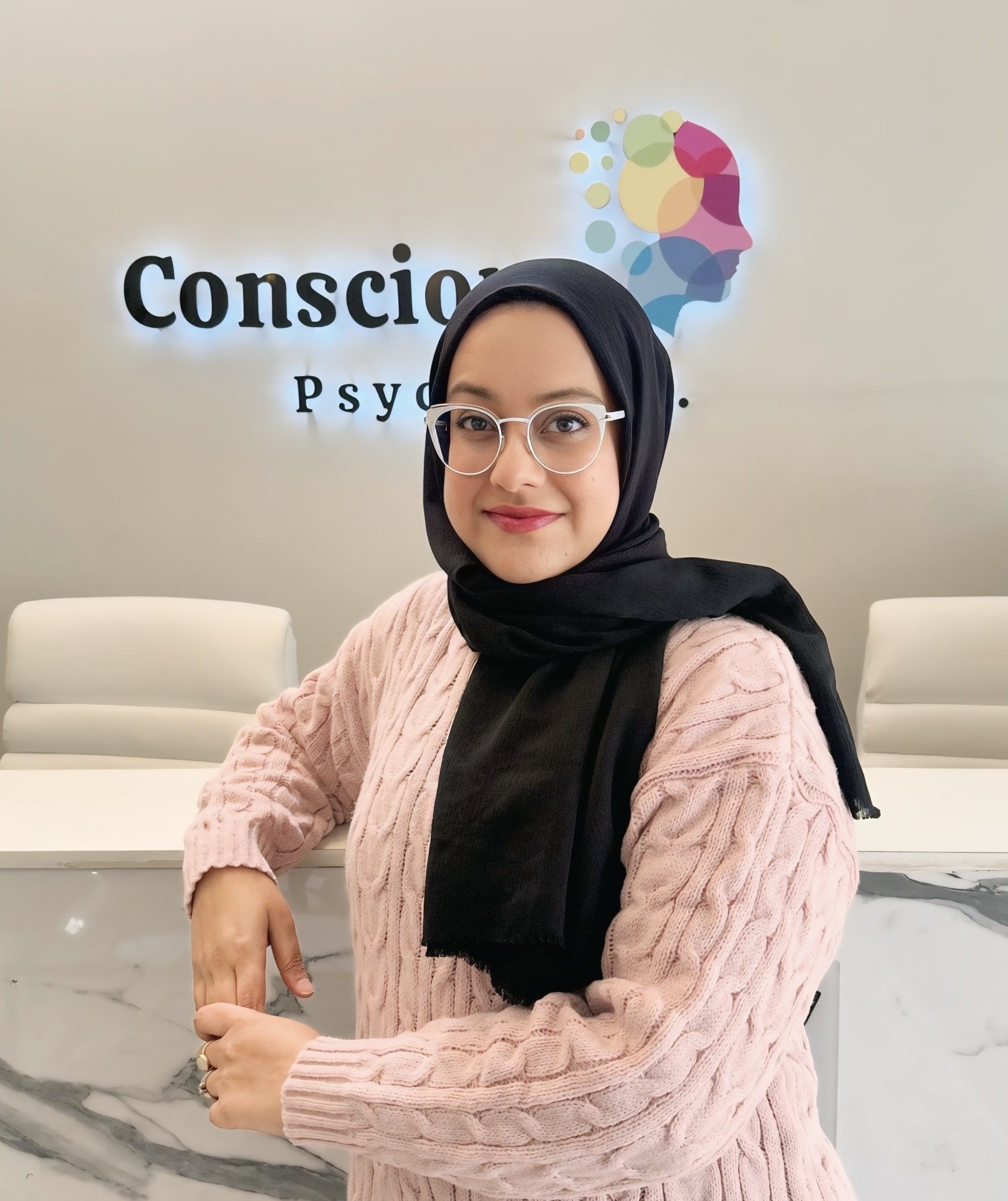 Dr. Yumna Minty in her professional space